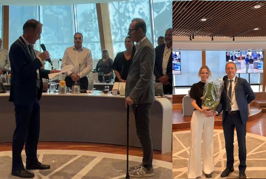 VVD breidt fractie uit: Vincent Turner beëdigd als raadslid, Vanessa Scholtens benoemd tot raadscomm