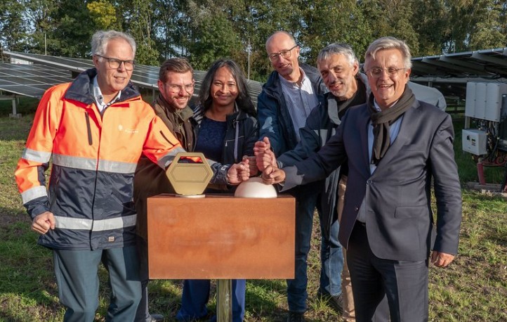 Nieuwe zonneweides voorzien Alphense waterzuivering van duurzame energie