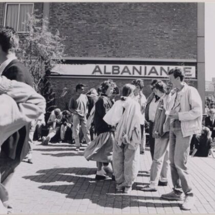 Albanianie school Diamantstraat.