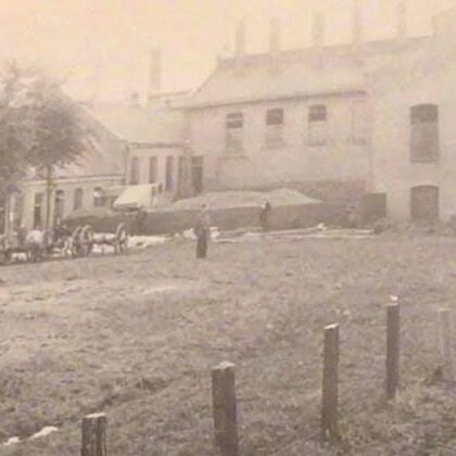 De mobilistatie 1914 bij de Gasfabriek.