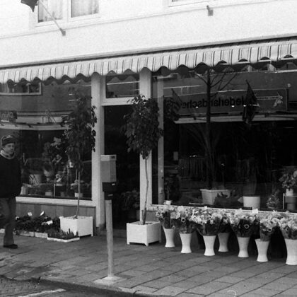 Hooftstraat bloemenzaak de Vos.1988