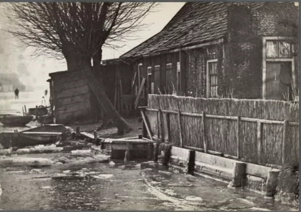 Alphen Rijngezicht Steekterweg Winter 1909
Beschrijving: 
Rijngezicht bij de Steekterweg
