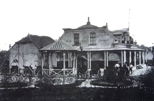 Hotel Toor rond 1885.