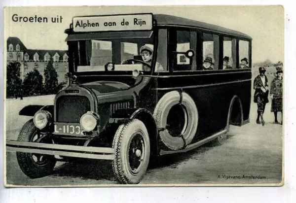 Aanzichtkaart groeten uit Alphen aan den Rijn.