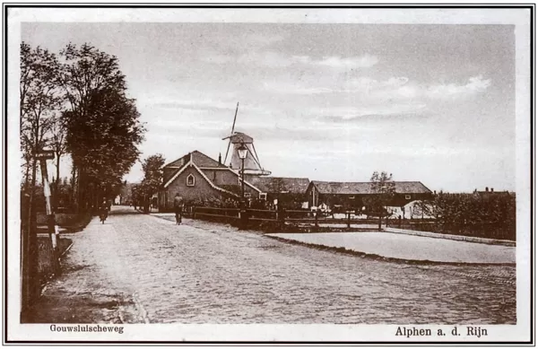 Gouwsluischeweg, anno 1930.