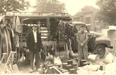 v.d. Sluys later een winkel in de Hooftstraat..