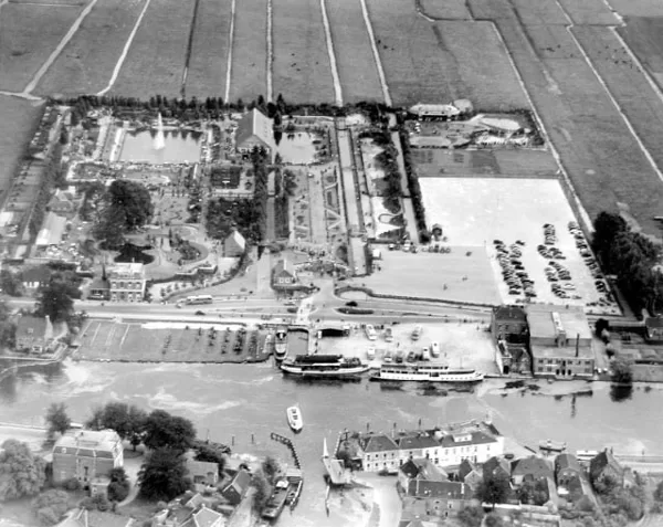Avifauna en 's Molenaarsbuurt van uit de lucht.
