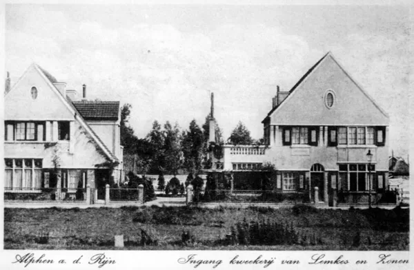 Van boetzelaerstraat, ingang van kwekerij Lemkes.
