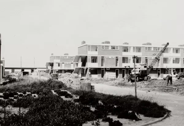 De Moluksewijk in aanbouw.