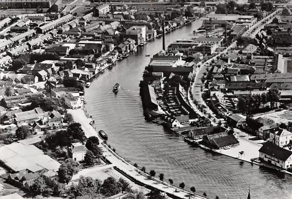 De bocht van de Oude Rijn bij de Heul.