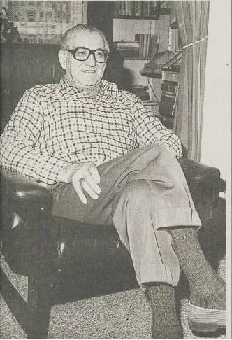 De oude Badmeester G. Kaltenecker.