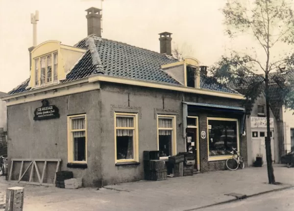 Groenteboer Hulscher aan de Oudhoornseweg.