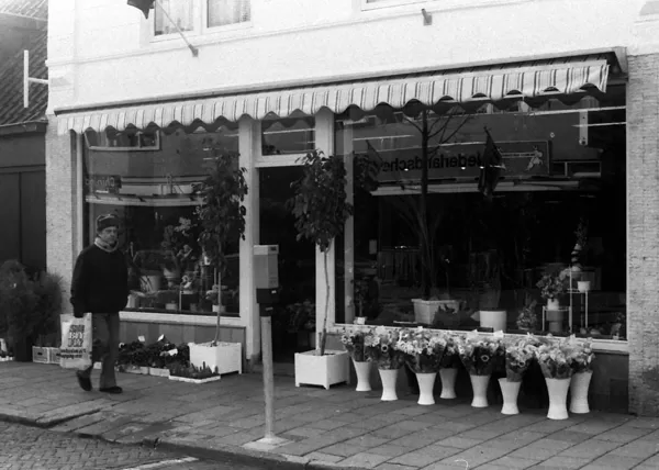 Hooftstraat bloemenzaak de Vos.1988