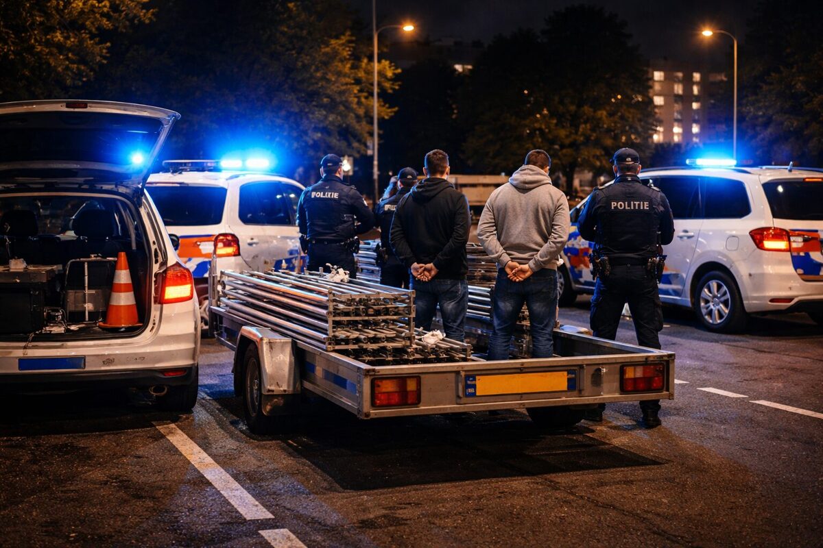 Drie aanhoudingen na ANPR-hit: gestolen aanhanger onderschept in Utrecht