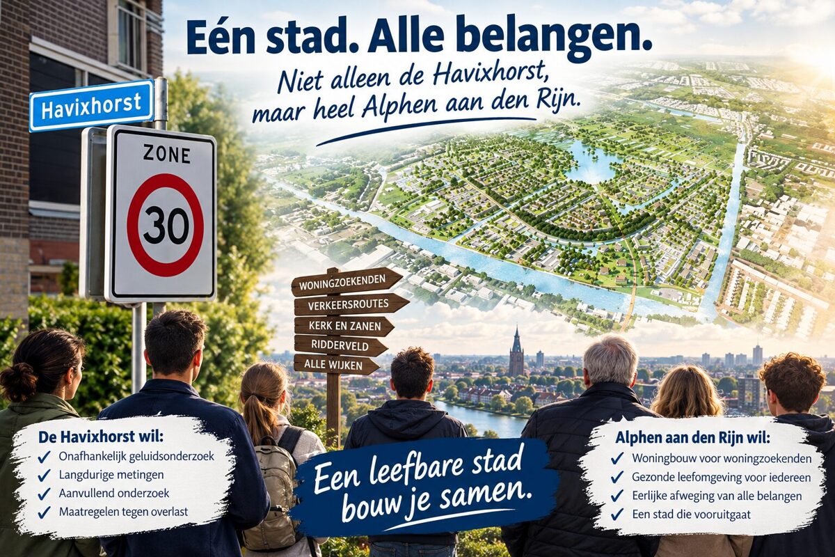Een wijk vol zorgen, een stad op slot: moet Alphen buigen voor Havixhorst?