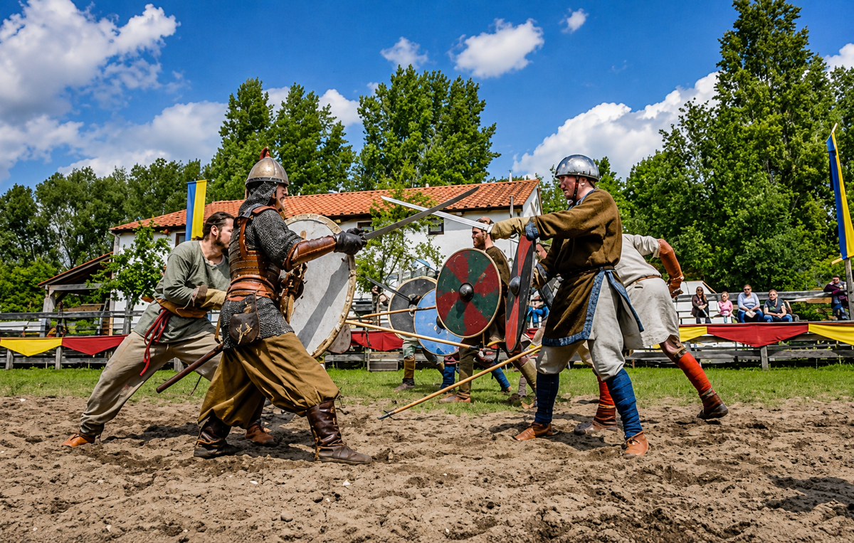 Honderden Vikingen nemen Museumpark Archeon over tijdens internationaal festival